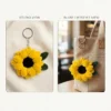 Oversized Sunflower Keychain