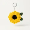 Oversized Sunflower Keychain