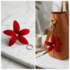Crimson Lily Keychain