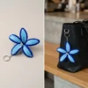 Ocean Breeze Lily Keychain