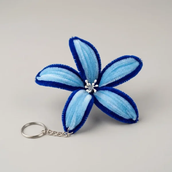 Ocean Breeze Lily Keychain