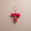 Pink Tulips Bouquet Keychains