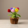 Rainbow Blooms Pot