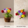Rainbow Blooms Pot