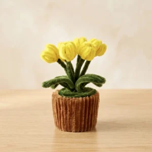 Yellow Tulips Pot