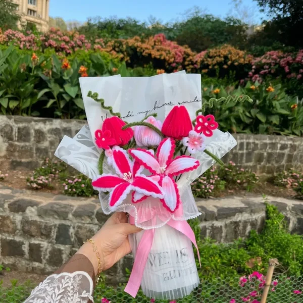 pomelli_photoshoot_image_1_1_0703 (14) The Pink Blossom and Bow Bouquet