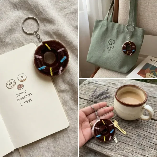 Chocolate Donut Keychain 2 (1)