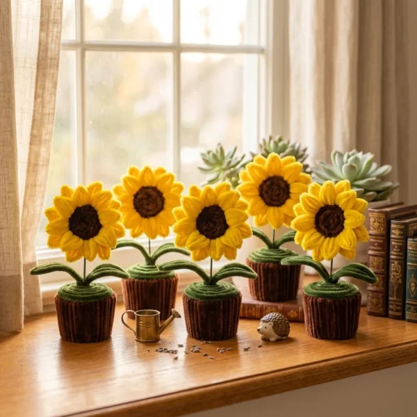pomelli_photoshoot_image_1_1_0711 (1) Sunflower Pot