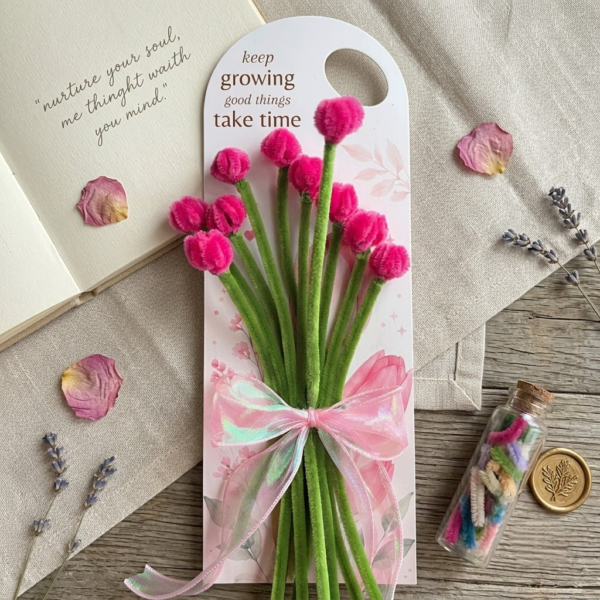 Mini Tulip Bouquet Card