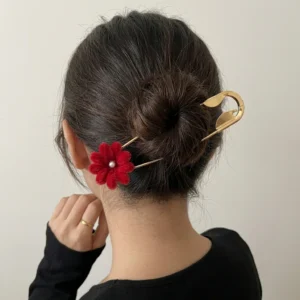 Safety Pin Hair Clip