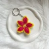 Sunset Sunburst Floral Keychain Sunset Sunburst Floral Keychain