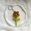Hazelnut Pearl Bloom Keychain
