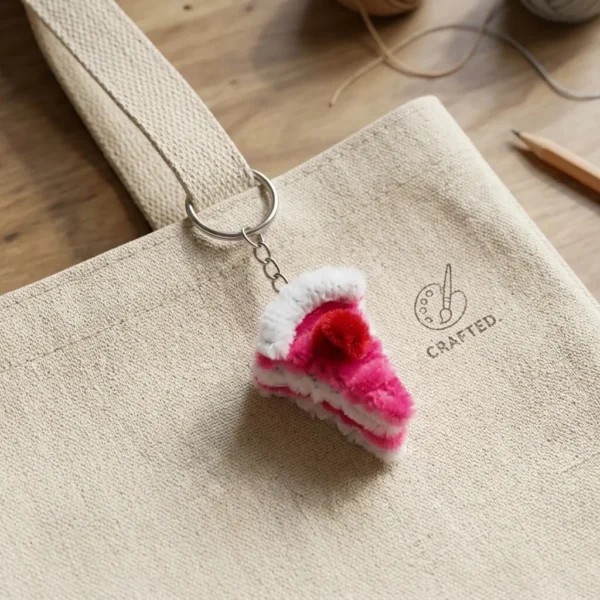 Raspberry Cake Charm