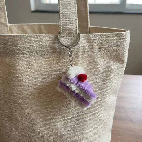 Taro & Berry Slice Charm