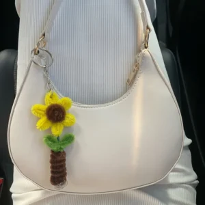 Bloom Sprout Sunflower Keychain