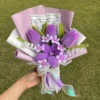 Purple Themed Tulips and Lilies