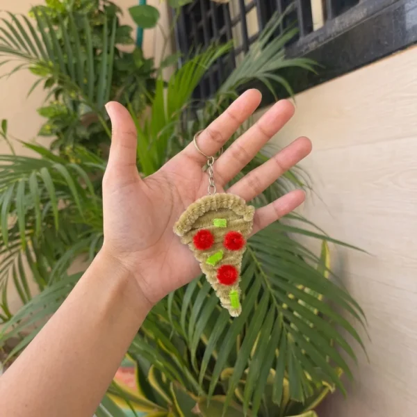 Pizza Slice Keychain