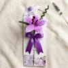 Lavender Chenille Lily Card